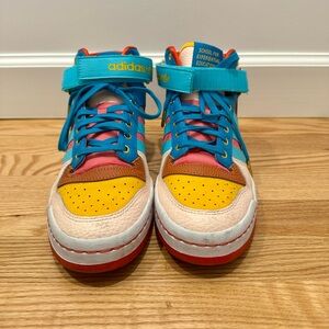 Adidas Kids Colorful Sneakers - Blue, Pink, Orange, Yellow